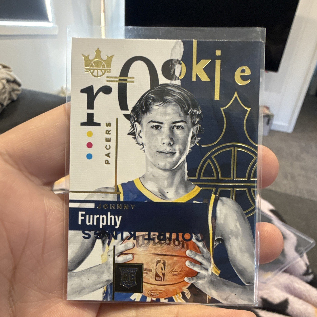 Panini 2024-25 Court Kings Johnny Furphy Rookies I #128 Rookie Pacers0