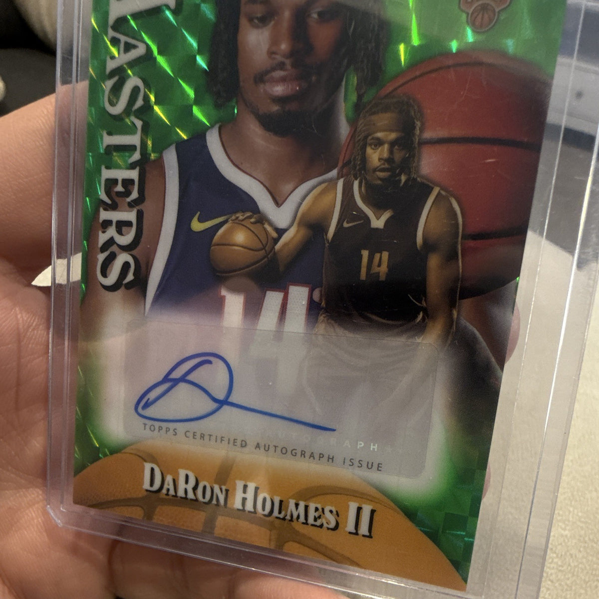 Topps Finest DaRon Holmes II Masters Autographs MA DHO RC Auto 61/75 Nuggets2