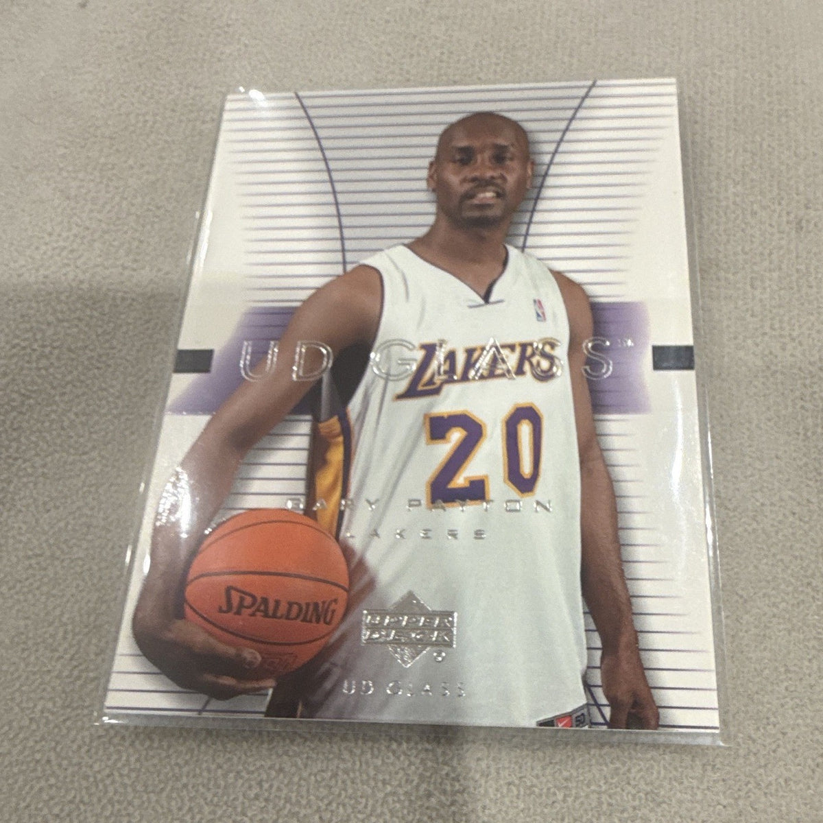 Upper Deck UD Glass Base Set Gary Payton Los Angeles Lakers 2004 #260