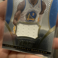 2013 14 Panini Select Basketball Andre Iguodala Select Swatches No.69 Warriors3