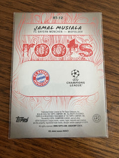 Jamal Musiala Roots RT 12 Topps UEFA Champions League FC Bayern München2