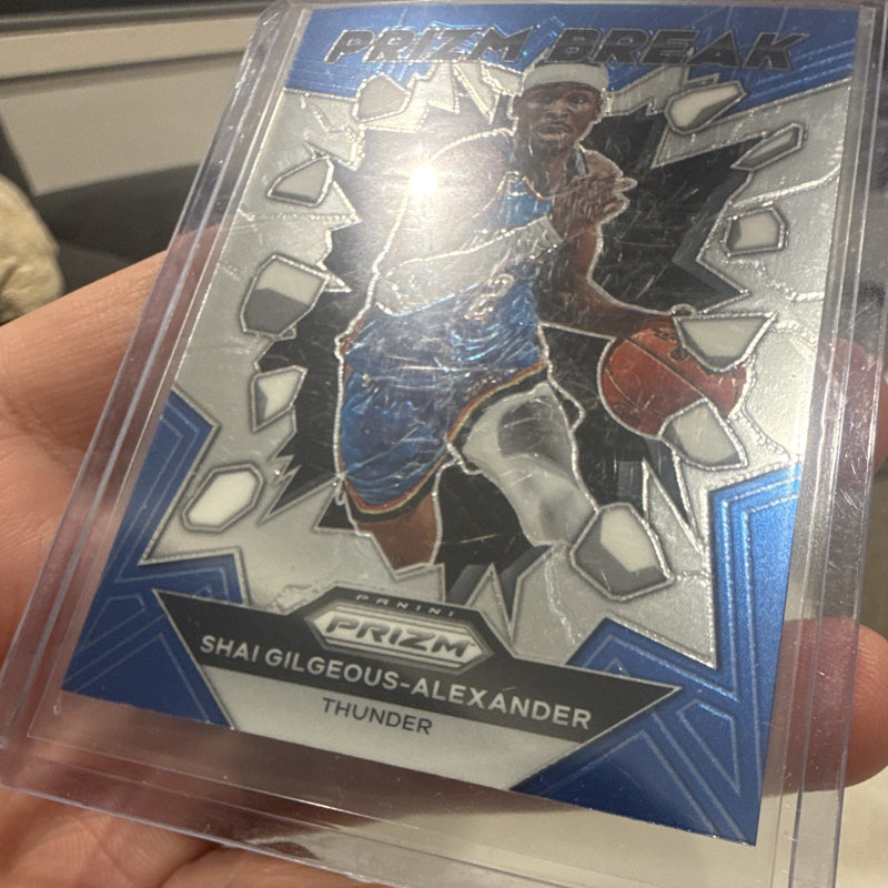 Panini 2023 24 Prizm Prizm Break Insert No. 9 Shai Gilgeous Alexander3