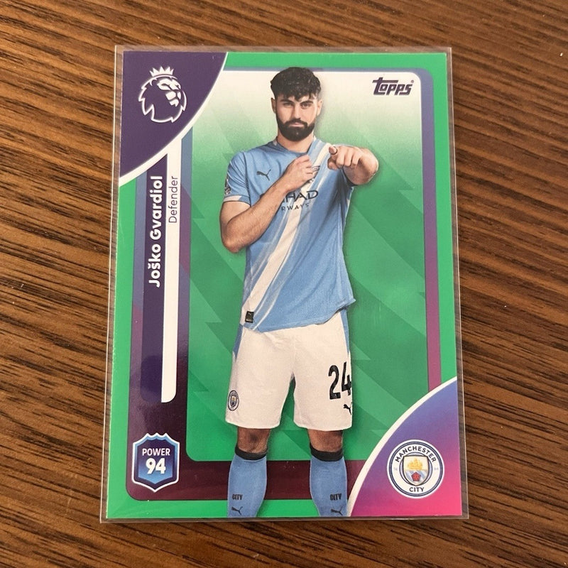 Topps Joško Gvardiol Parallel Topps Premier League Manchester City 184 2025/260