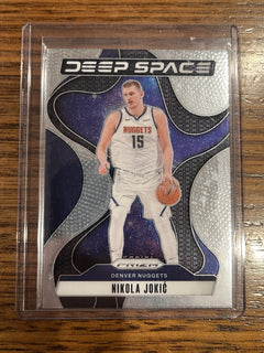 Nikola Jokic Deep Space Insert Panini Prizm Denver Nuggets NBA Card1