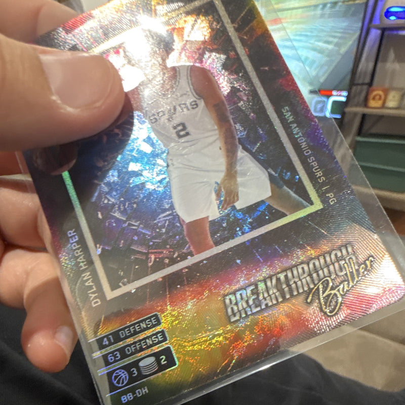 Topps Match Attax Breakthrough Baller Hologram Dylan Harper BB DH Spurs 20253