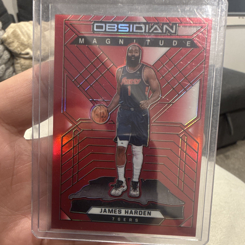 Panini Obsidian Magnitude James Harden 2021 22 #39 Philadelphia 76ers0