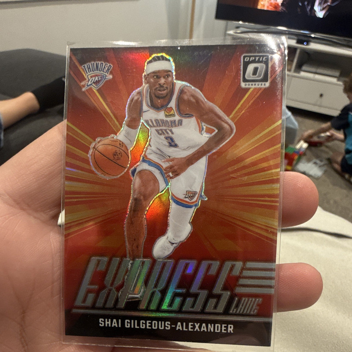 Panini 2024 25 Donruss Optic Express Lane Prizm #24 Shai Gilgeous Alexander0