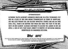 Talita Alencar Base Topps Chrome UFC 124 NM1
