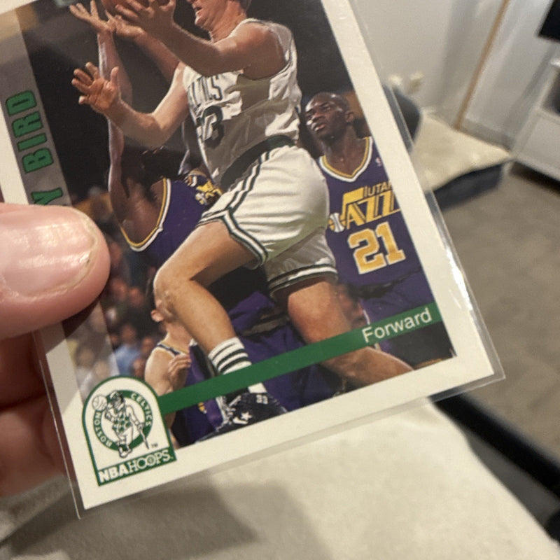 Larry Bird Base Set SkyBox NBA Hoops 1992 93 #10 Boston Celtics3