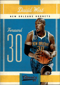 David West Base Panini Classics 10 NM0