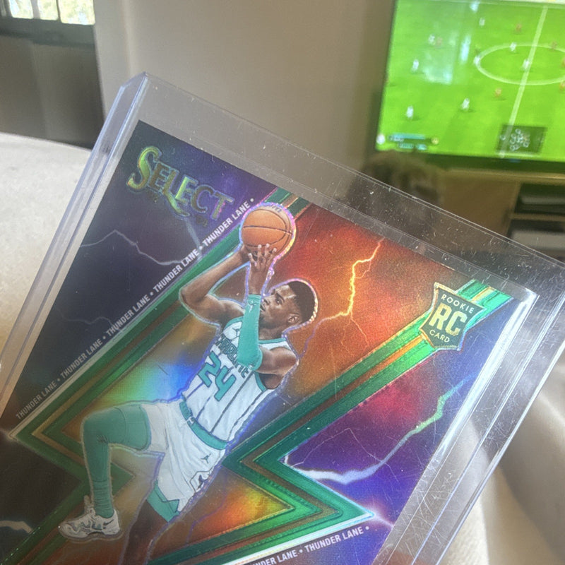 Panini Select 2023 24 Thunder Lane #12 Brandon Miller Rookie Insert Hornets2