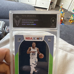 2020-21 Panini Hoops Desmond Bane Rookie Neon Green #246 TCG 91