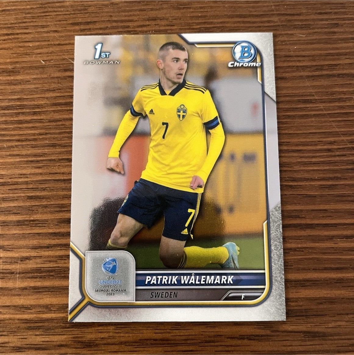 Topps Bowman Chrome 2022 Patrik Wålemark 1st Bowman Sweden Soccer 580