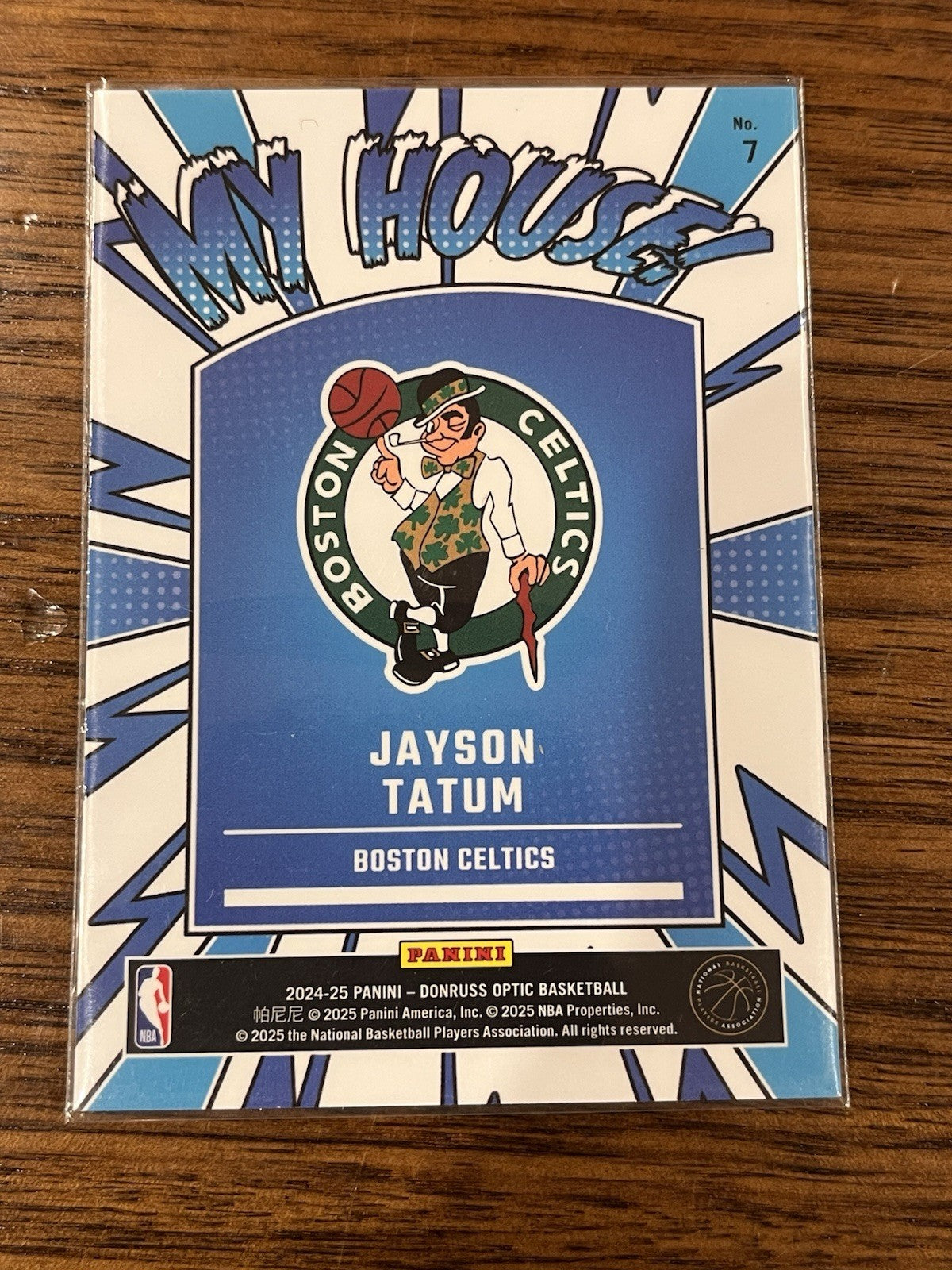Panini Donruss Optic 2024 25 Jayson Tatum Celtics In House Insert #72