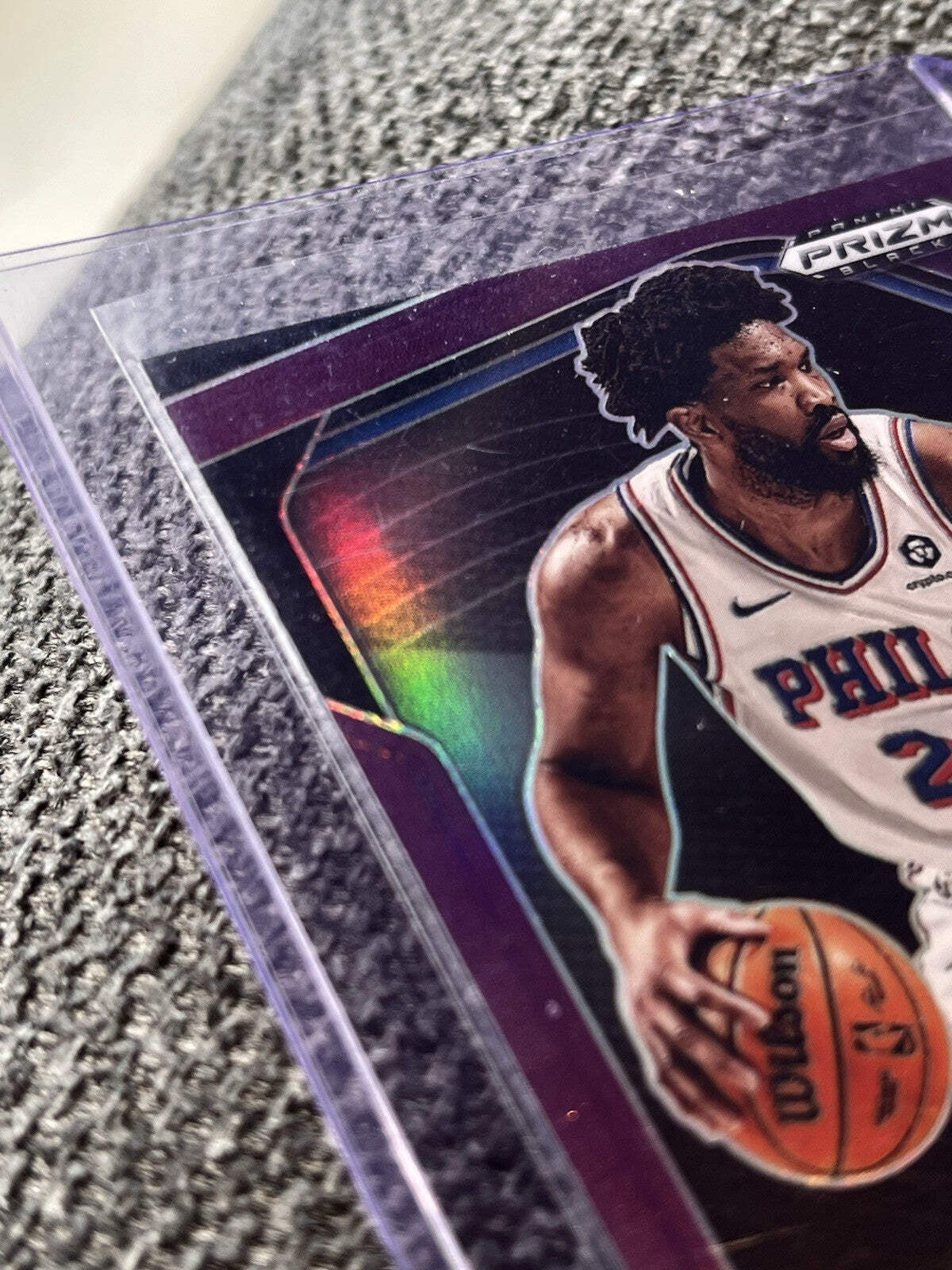 Panini 2024 25 Prizm Black Joel Embiid Philadelphia 76ers #70 17/994