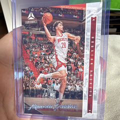 Panini Chronicles Luminance 2021 22 Alperen Sengün Rookie #243 Rockets0