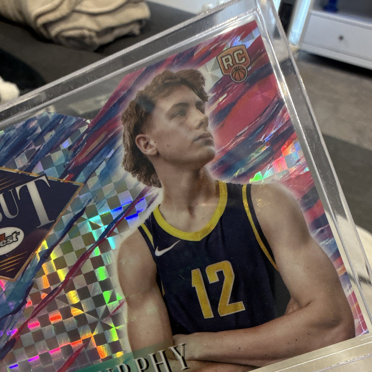 Johnny Furphy Debut D 22 Topps Chrome 2025 NBA Rookie Insert3