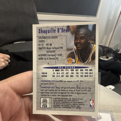Topps Finest Foundation Insert Shaquille O'Neal Lakers #243 1996-971