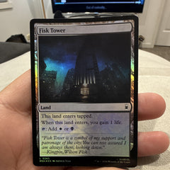 Magic: The Gathering Fisk Tower Land Marvel Secret Lair Foil 0265 English0