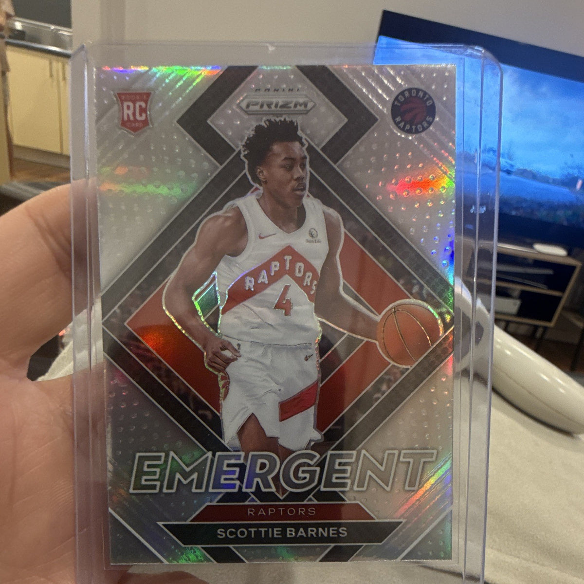 Panini Prizm 2021 22 Emergent #13 Scottie Barnes RC Toronto Raptors0