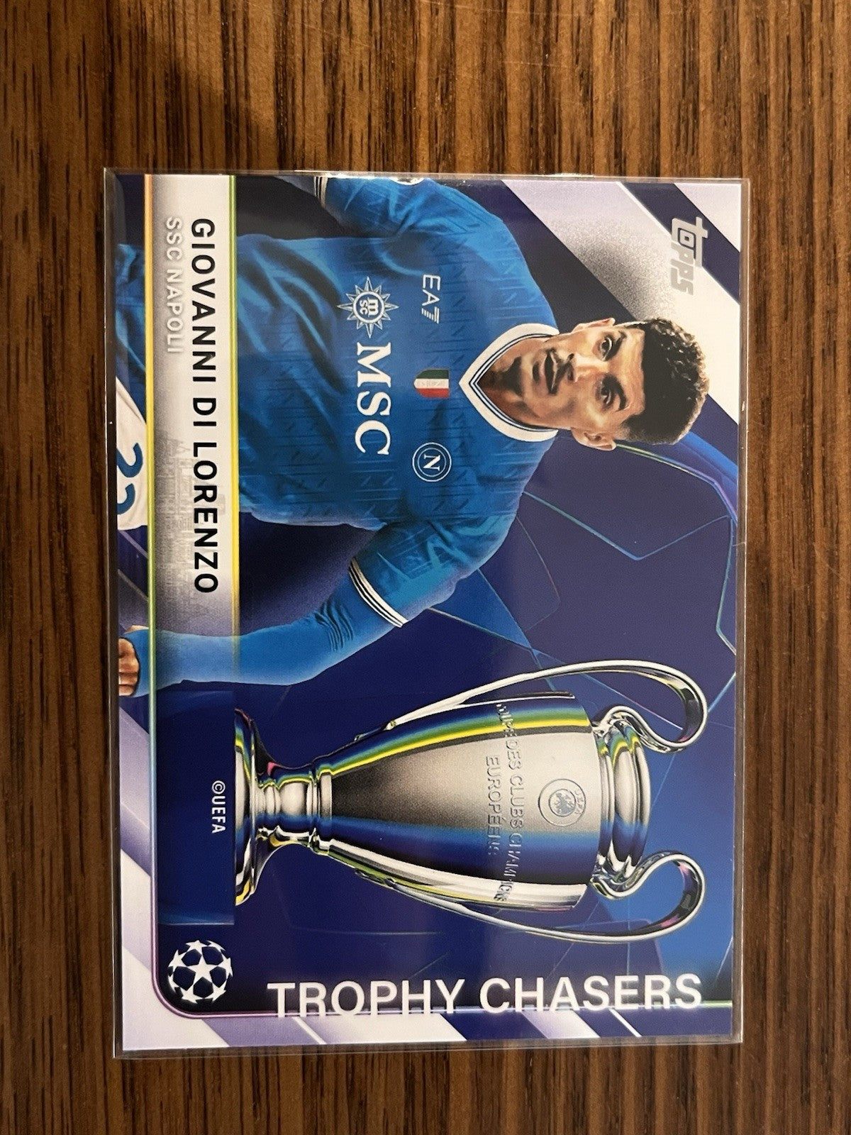Giovanni Di Lorenzo Trophy Chasers TC 18 Topps UEFA Champions League1