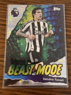 Topps Premier League Sandro Tonali Newcastle United Beast Mode Parallel 4331