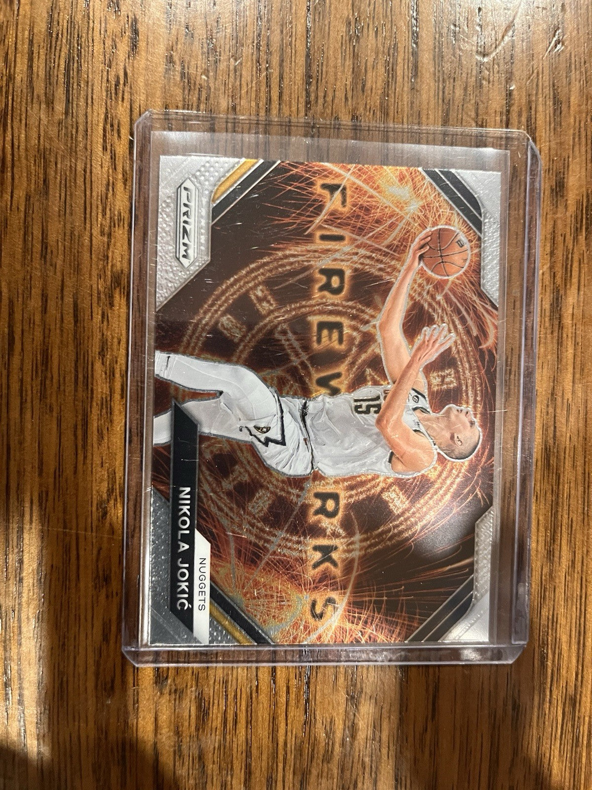 Nikola Jokić Fireworks Panini Prizm 2022 23 Denver Nuggets No. 220