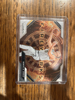 Nikola Jokić Fireworks Panini Prizm 2022 23 Denver Nuggets No. 220