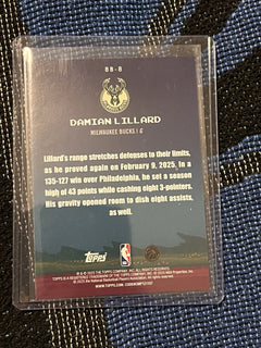 Topps B Bit Ballers Insert Damian Lillard Milwaukee Bucks 8B 8 NBA 20252