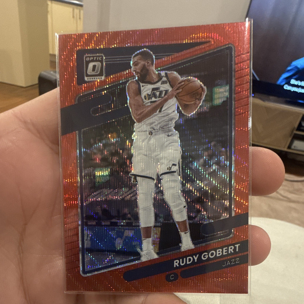Panini Donruss Optic 2021 22 Rudy Gobert Prizm Utah Jazz #3 NBA Card0