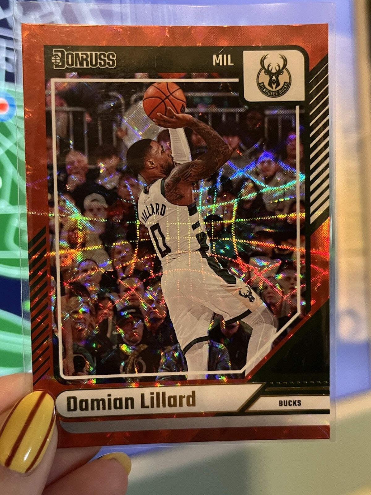 Panini Donruss 2024 25 Damian Lillard Milwaukee Bucks #125 Parallel1