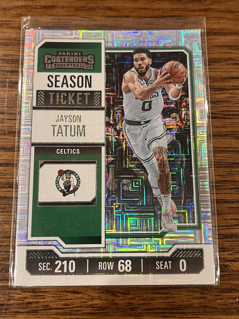 Panini 2023 24 Contenders Season Ticket Insert No. 77 Jayson Tatum Celtics1