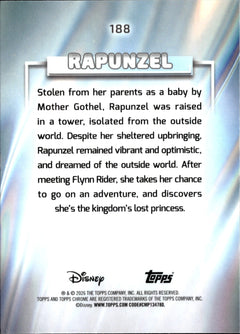 Rapunzel Base Topps Chrome Disney 188 NM1