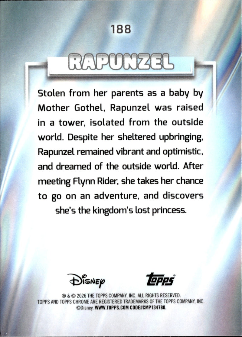 Rapunzel Base Topps Chrome Disney 188 NM1