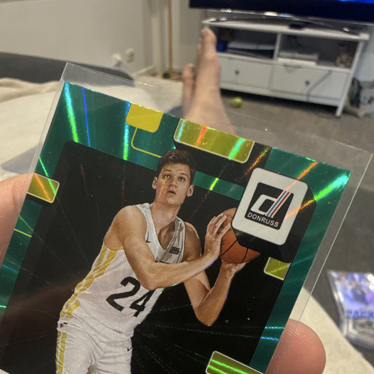 Panini Donruss 2022 23 Walker Kessler Rated Rookie Green Laser #222 Jazz2