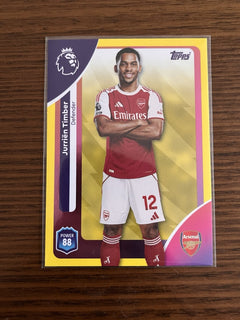 Topps Premier League 2025/26 Jurriën Timber Arsenal Parallel #51