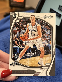 Panini 2021 22 Chronicles Absolute Basketball Joe Wieskamp Rookie RC #202 Spurs0