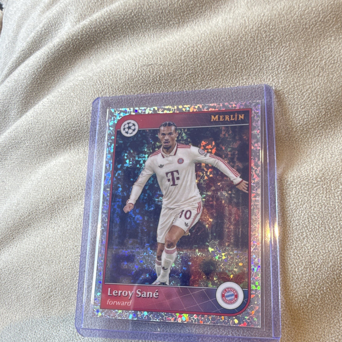 Topps Merlin Collections UEFA Champions League Leroy Sané FC Bayern #13 Parallel1