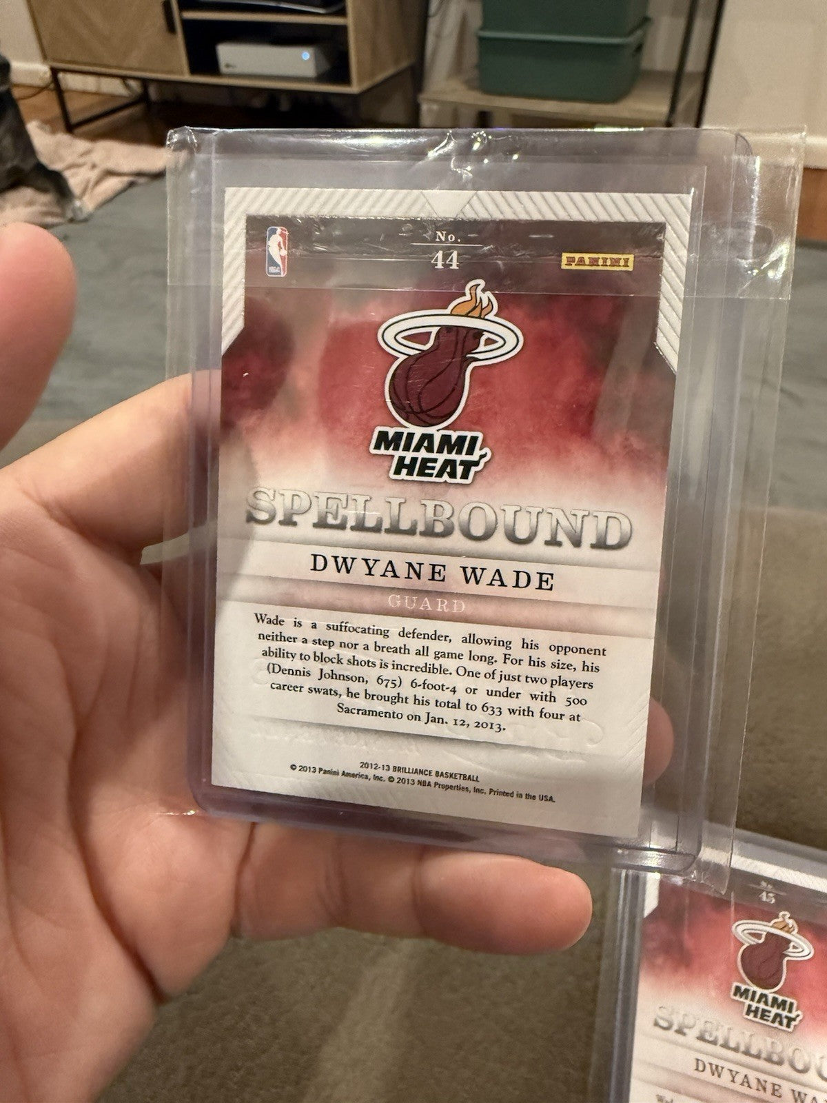 Panini Brilliance 2012 13 Dwyane Wade Heat 4 Card Lot Spellbound #43 468