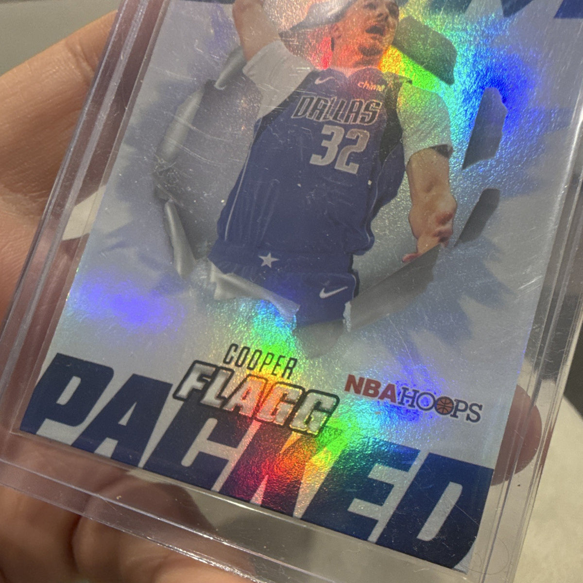 Cooper Flagg Rookie Insert Packed JP 11 NBA Hoops Dallas Mavericks3