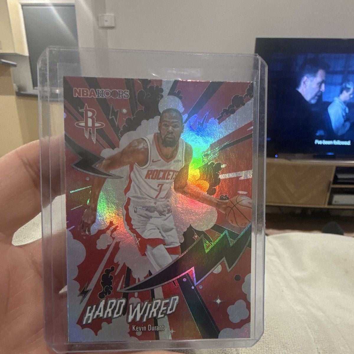 Kevin Durant Hard Wired HW 7 Topps NBA Hoops 2026 Houston Rockets Insert0