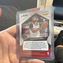 Panini Prizm 2020-21 Norman Powell Fast Break Autographs Auto FBA-NPO Raptors2