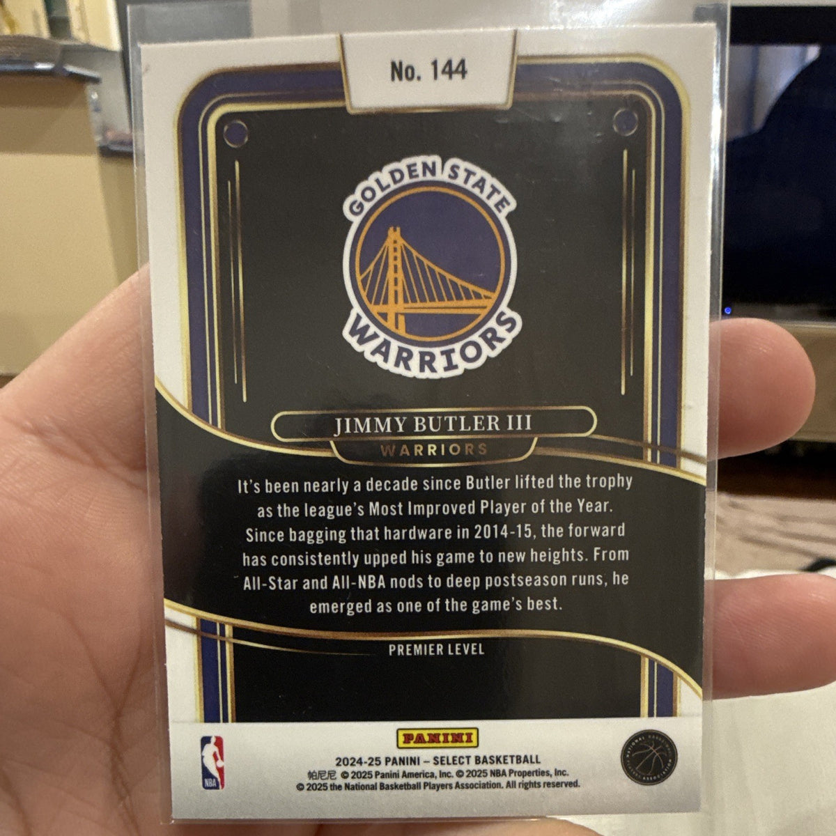 Panini Select Premier Level Insert Jimmy Butler III Warriors #144 2024 251