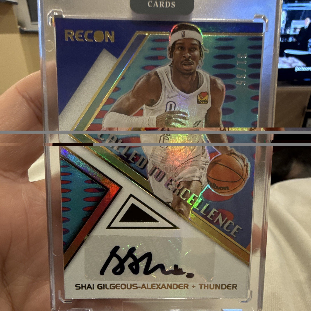 Panini Recon 2021 22 Shai Gilgeous Alexander Called to Excellence Auto /350