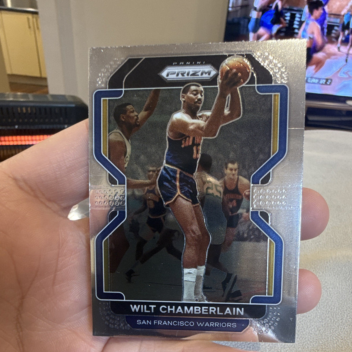 Wilt Chamberlain Base Set 2021 22 Panini Prizm Basketball #260 Warriors0