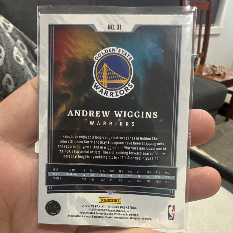Panini Origins 2022 23 Andrew Wiggins Base Golden State Warriors #311