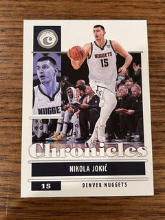 Nikola Jokić Base Set 2021 22 Panini Chronicles Basketball No. 201