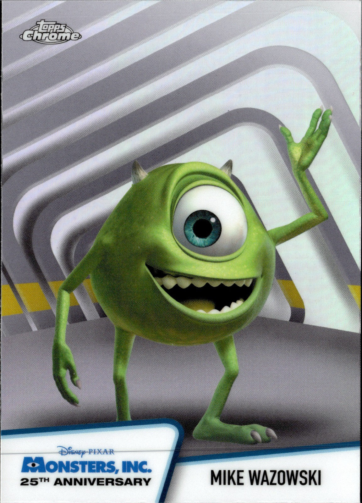 Mike Wazowski Base Topps Chrome Disney   Monsters, Inc. 25th Anniversary MI 5 NM0