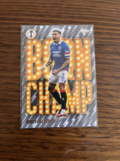 Topps James Tavernier Born Champ BC 15 Rangers F.C. UEFA Europa League0