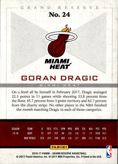 Goran Dragic Base Panini Grand Reserve 24 NM1